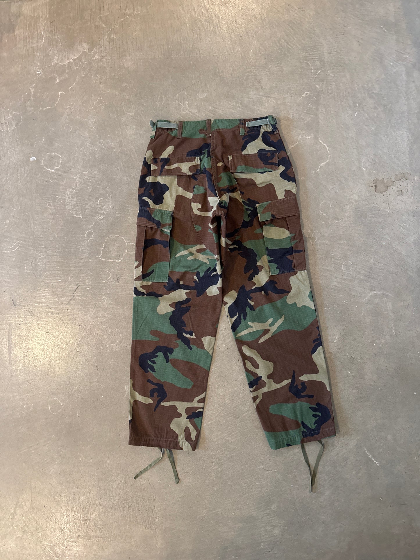 Vintage Military Camo Cargo Pants