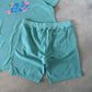 Polo Ralph Lauren Tropical Floral Tee Sweat Shorts Set
