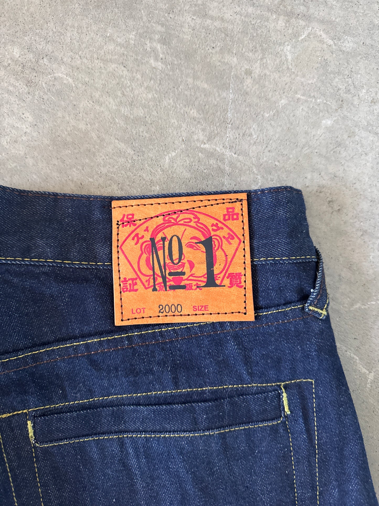 Evisu Embroidered Japanese Art Salvage Denim Jeans