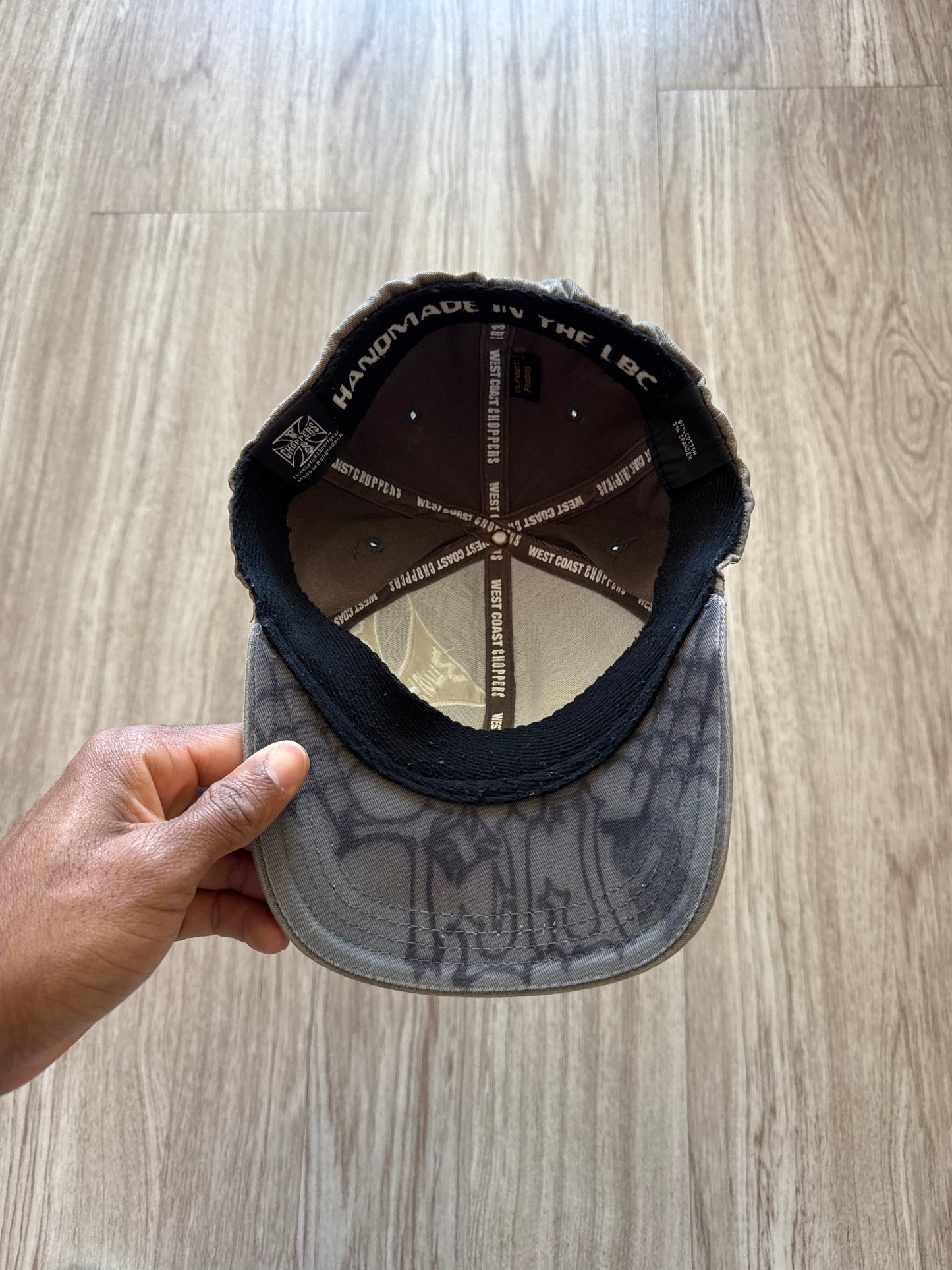Vintage West Coast Choppers Long Beach California Fitted Hat