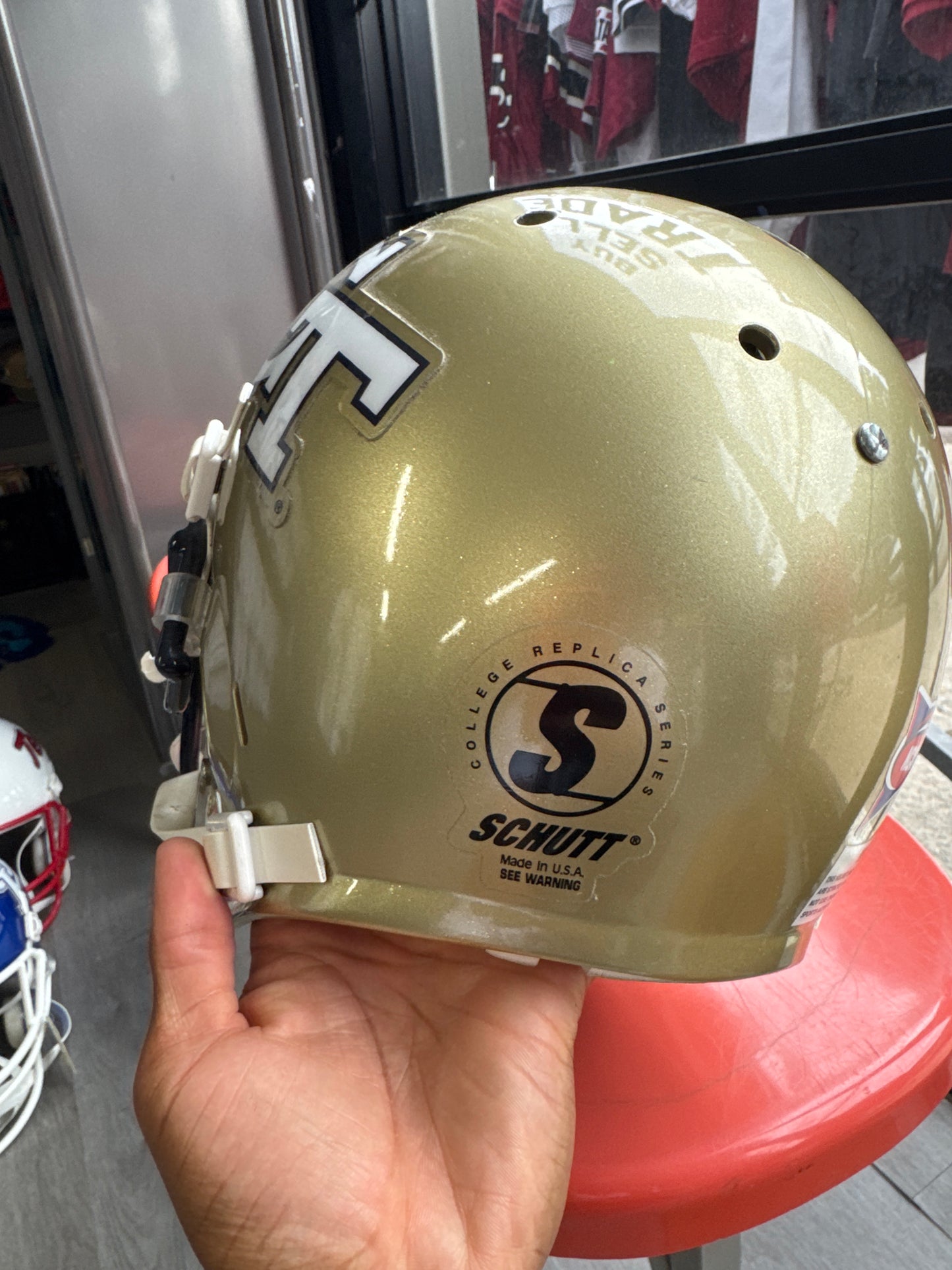 Georgia Tech Yellow Jackets NCAA Schutt XP Full Size REPLICA Gameday Football Helmet