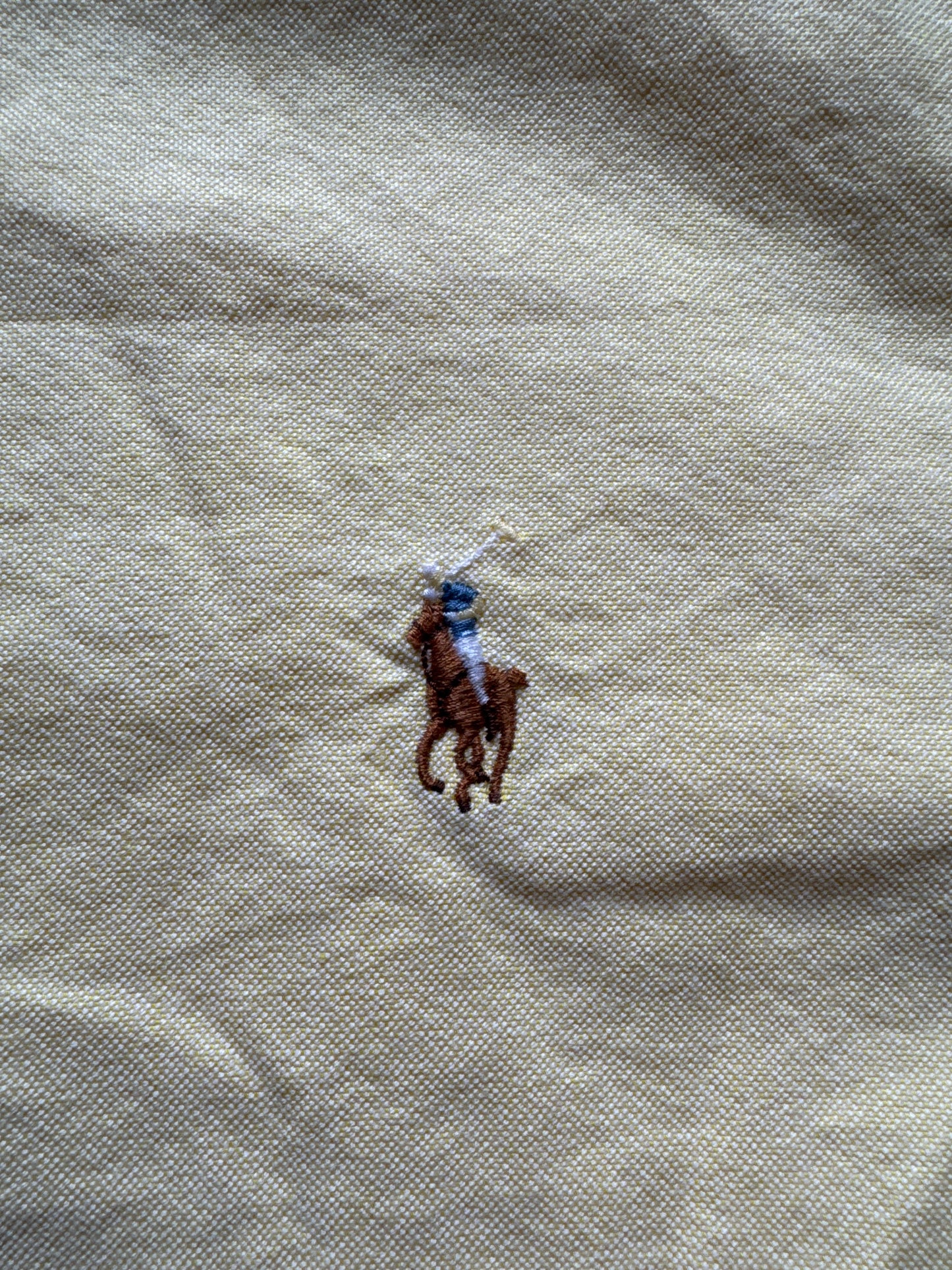 Polo Ralph Lauren Yellow Classic Fit Button Up Shirt