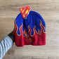 Vintage Y2K Superman Flame Beanie