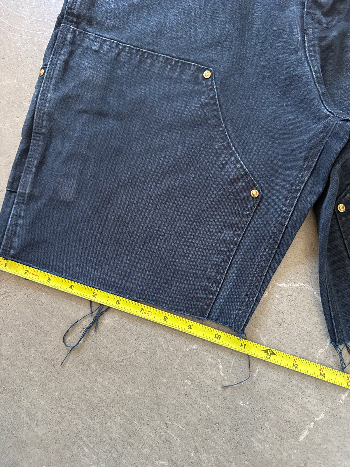 Vintage Carhartt Distressed Black Double Knee Shorts