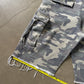 Vintage Distressed Camo Cargo Short