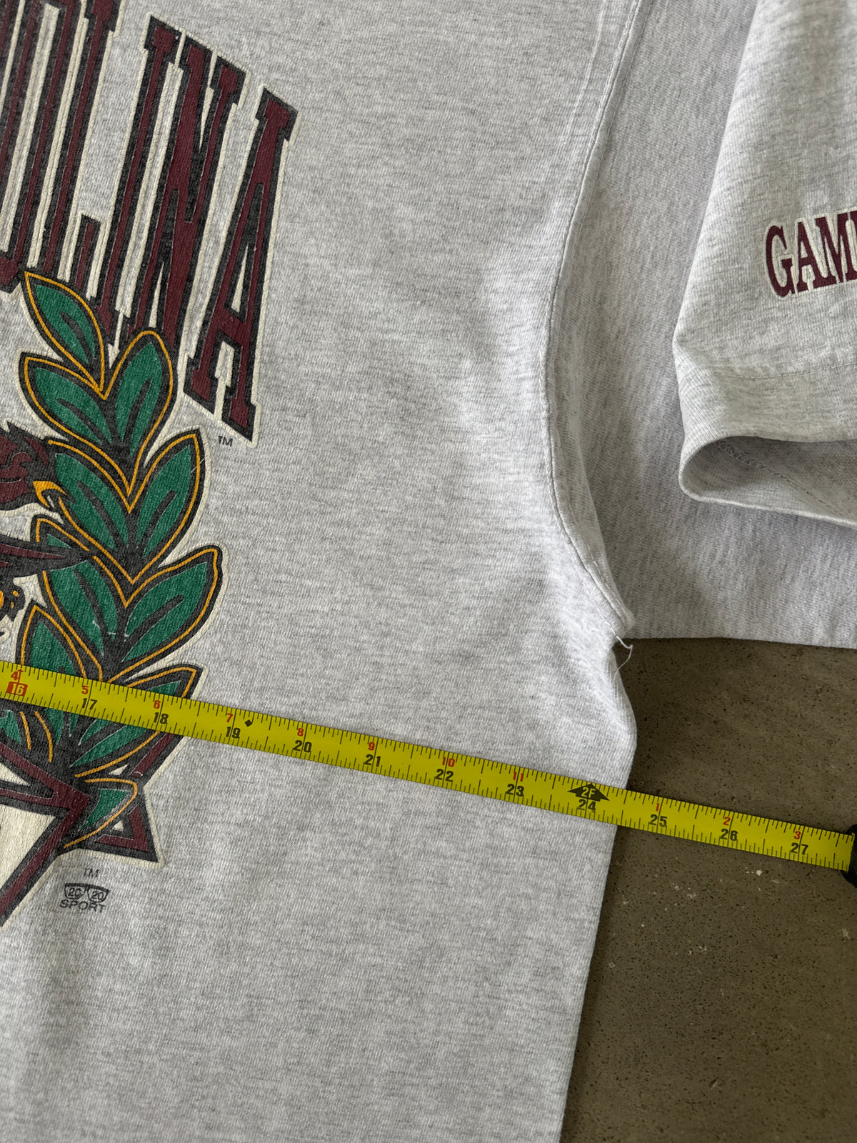Vintage 90s University Of South Carolina Gamecocks Tee