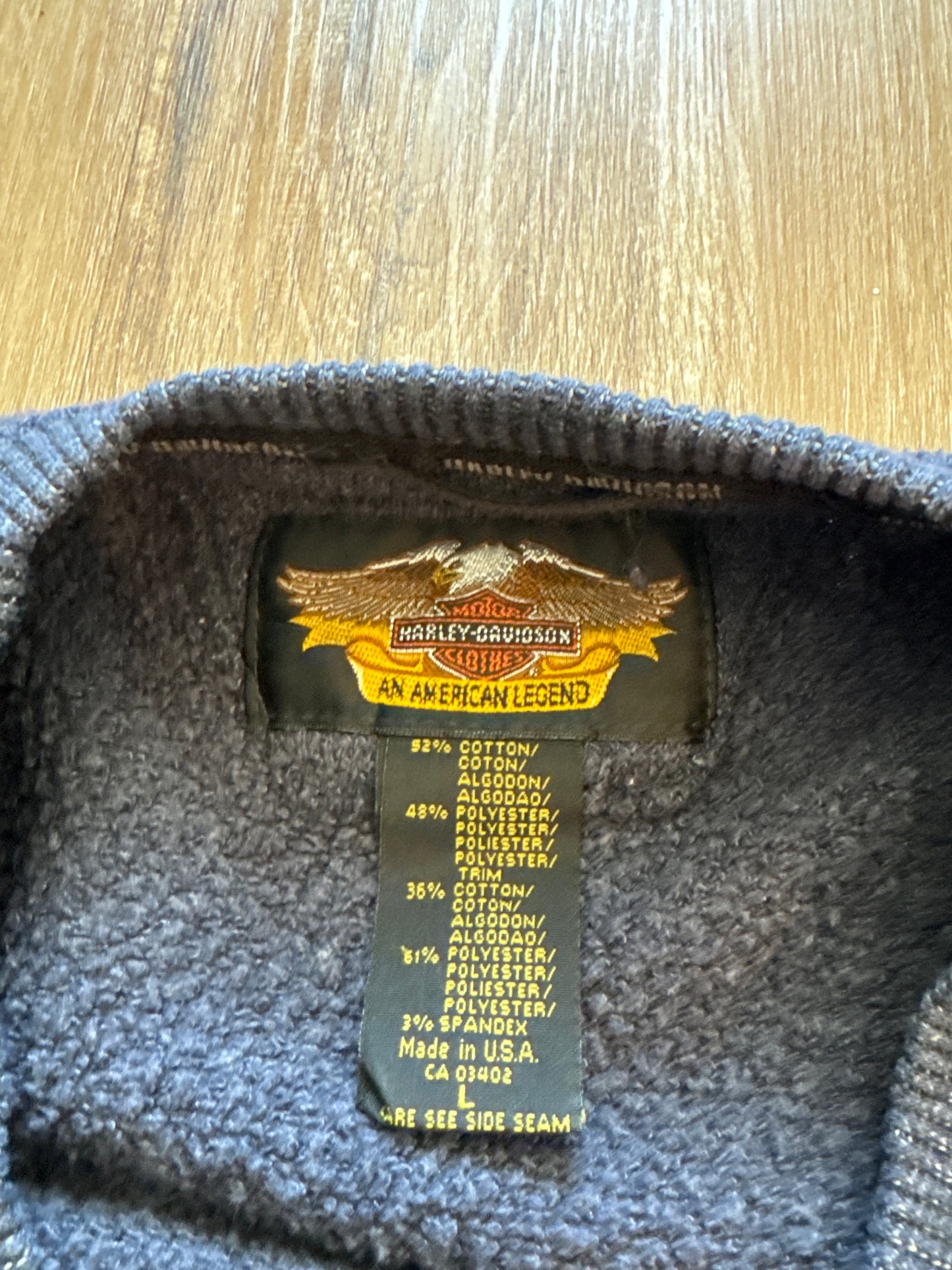 Vintage Harley Davidson Navy Logo Sweatshirt