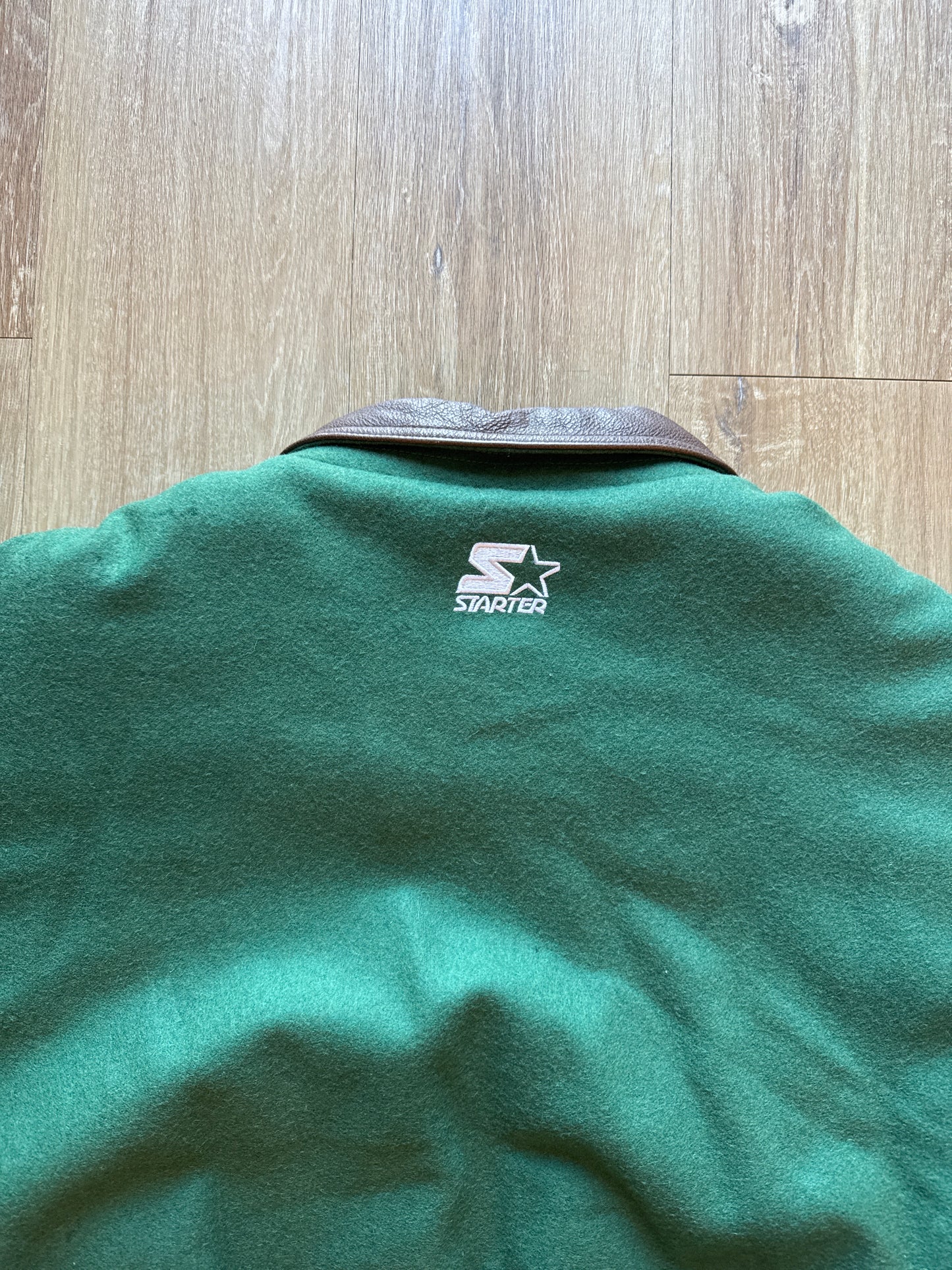 Vintage Starter Pro Line New York Jets Leather Jacket