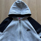 Vintage 80s Nike Logo Hooded Zip Up