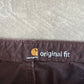 Carhartt Original Fit Brown Double Knee Carpenter Pants