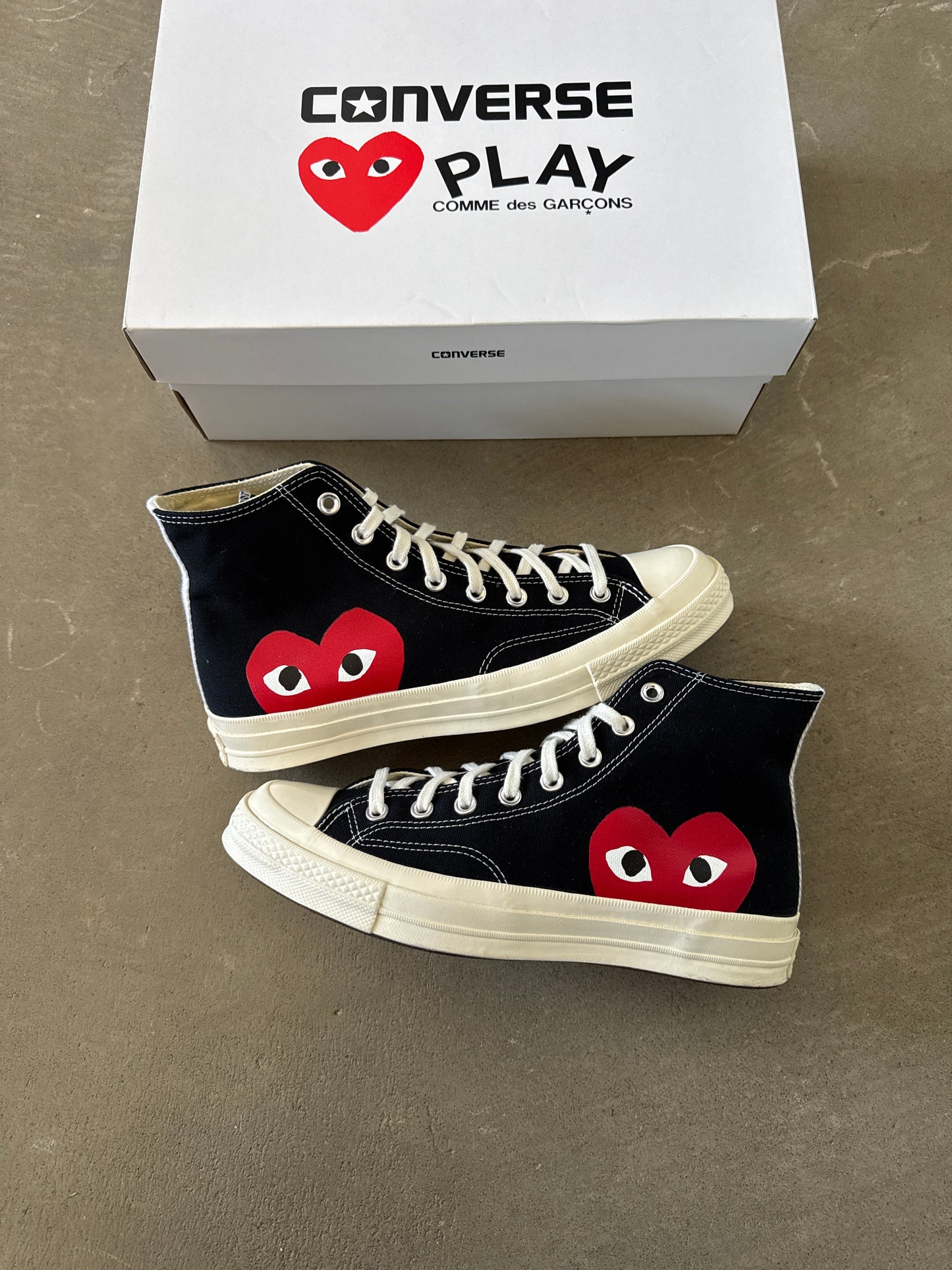 Converse Comme Des Garçons PLAY All Star 70 Hi Black