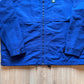 Carhartt Hooded Logo Blue Raincoat Jacket