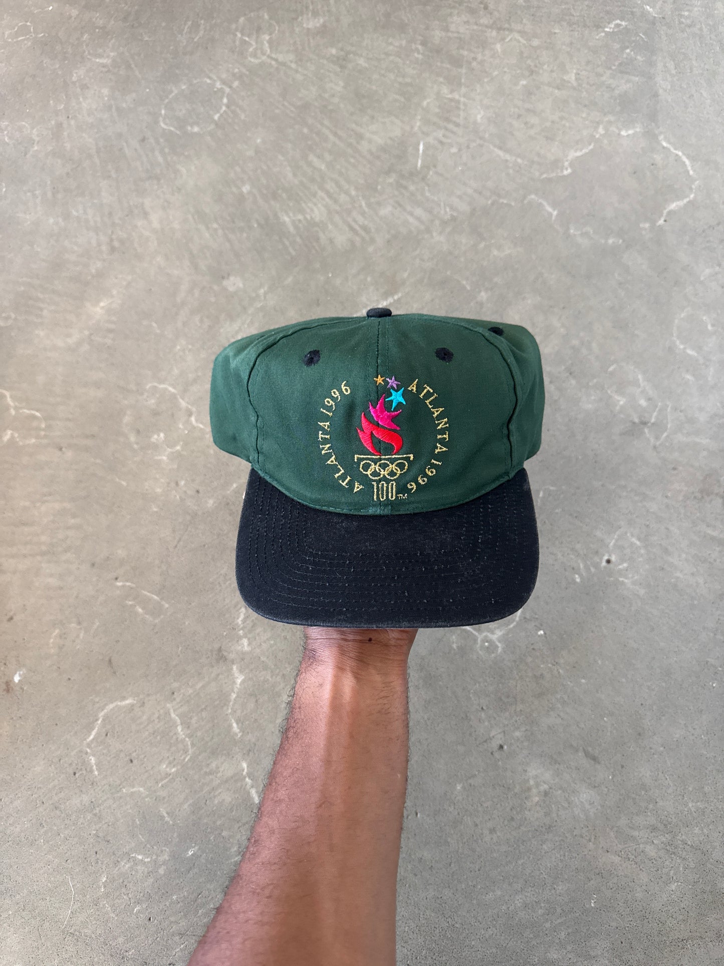 Vintage 1996 Atlanta Olympics Snapback Hat