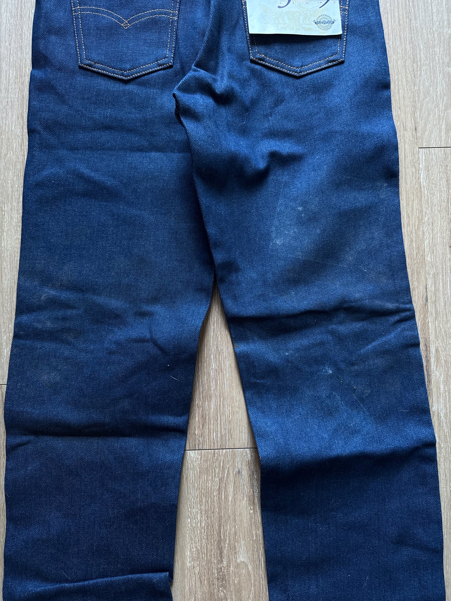 Vintage 1989 Levi’s 509 Slim Straight Boot Adjacent Cut Blue Denim Jeans