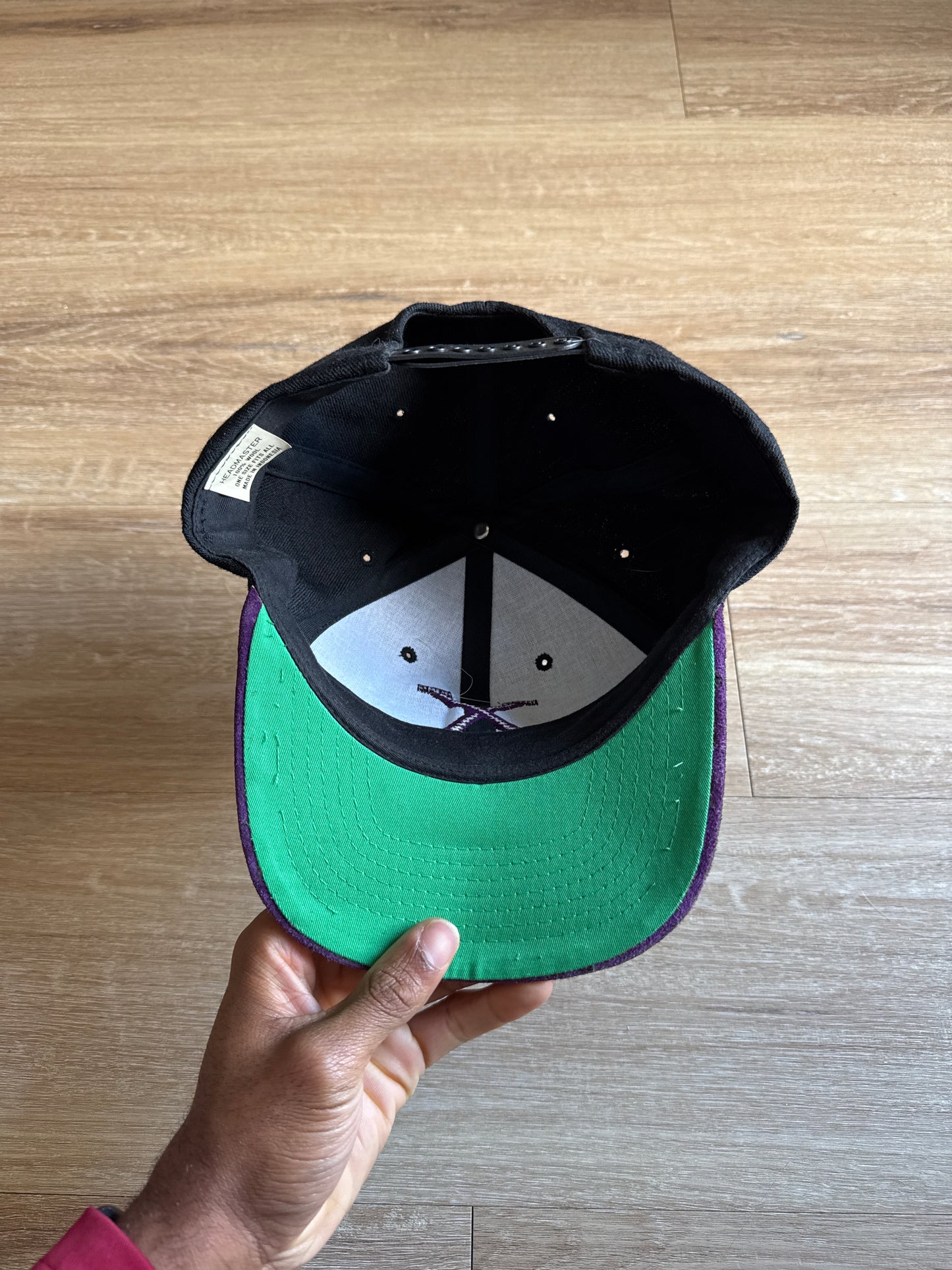Vintage 90s Malcolm X Snapback Cap Hat
