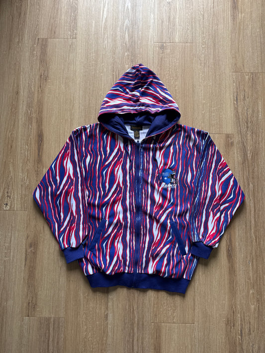 Vintage 90s New York Giants Hooded Zip Up