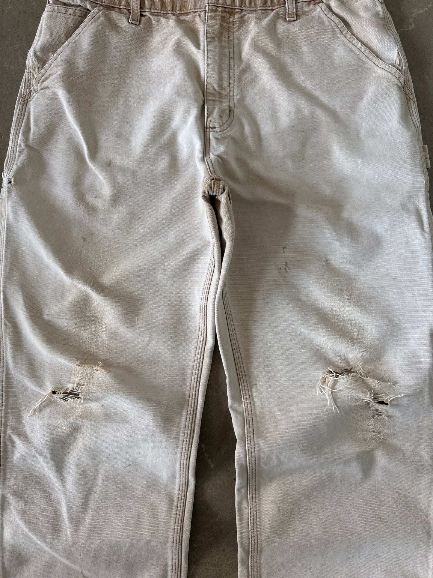 Vintage Carhartt Distressed Tan Carpenter Pants