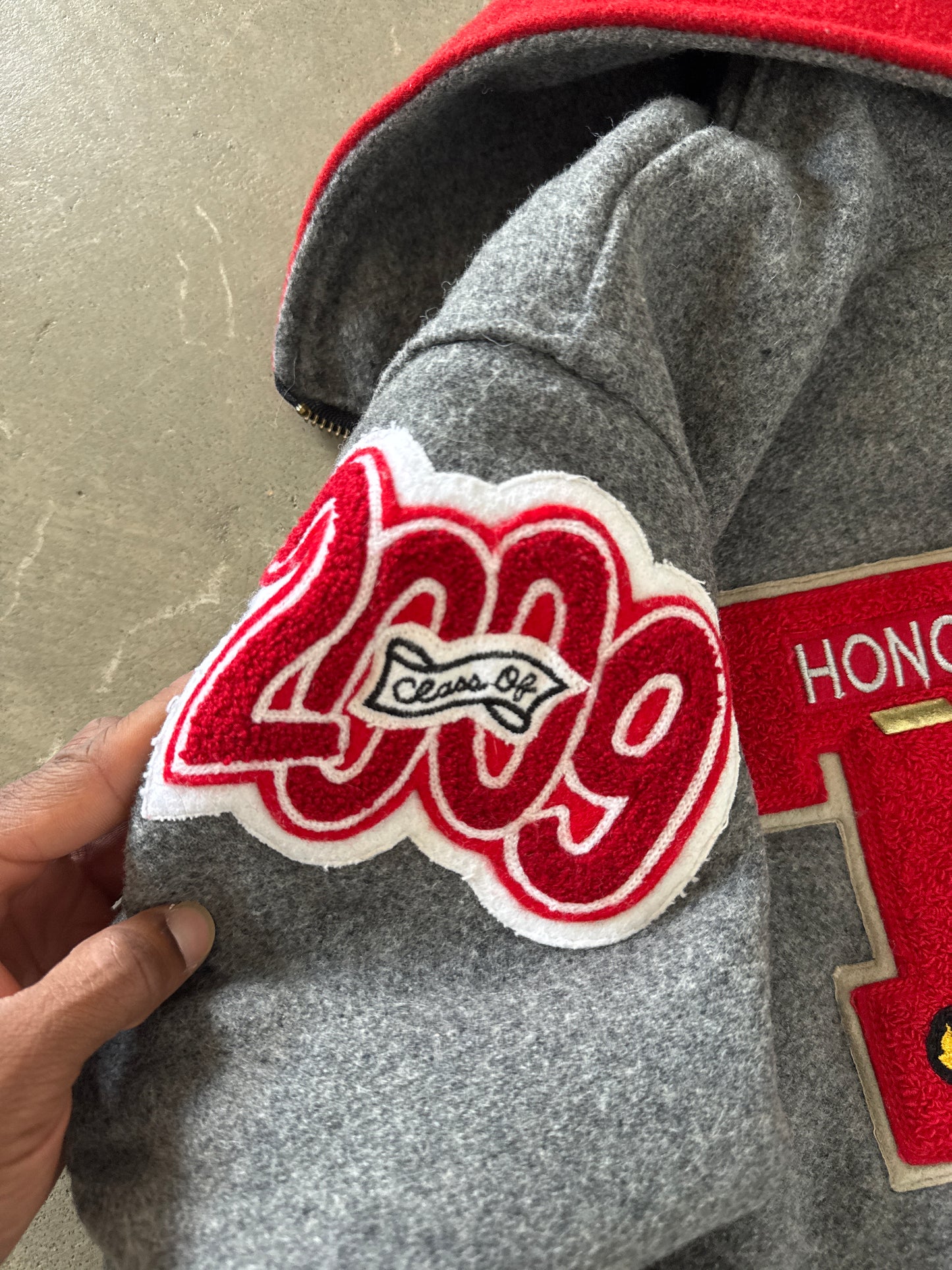 Y2K 2009 Trojans Vanguard Honors Band Varsity Letterman Jacket