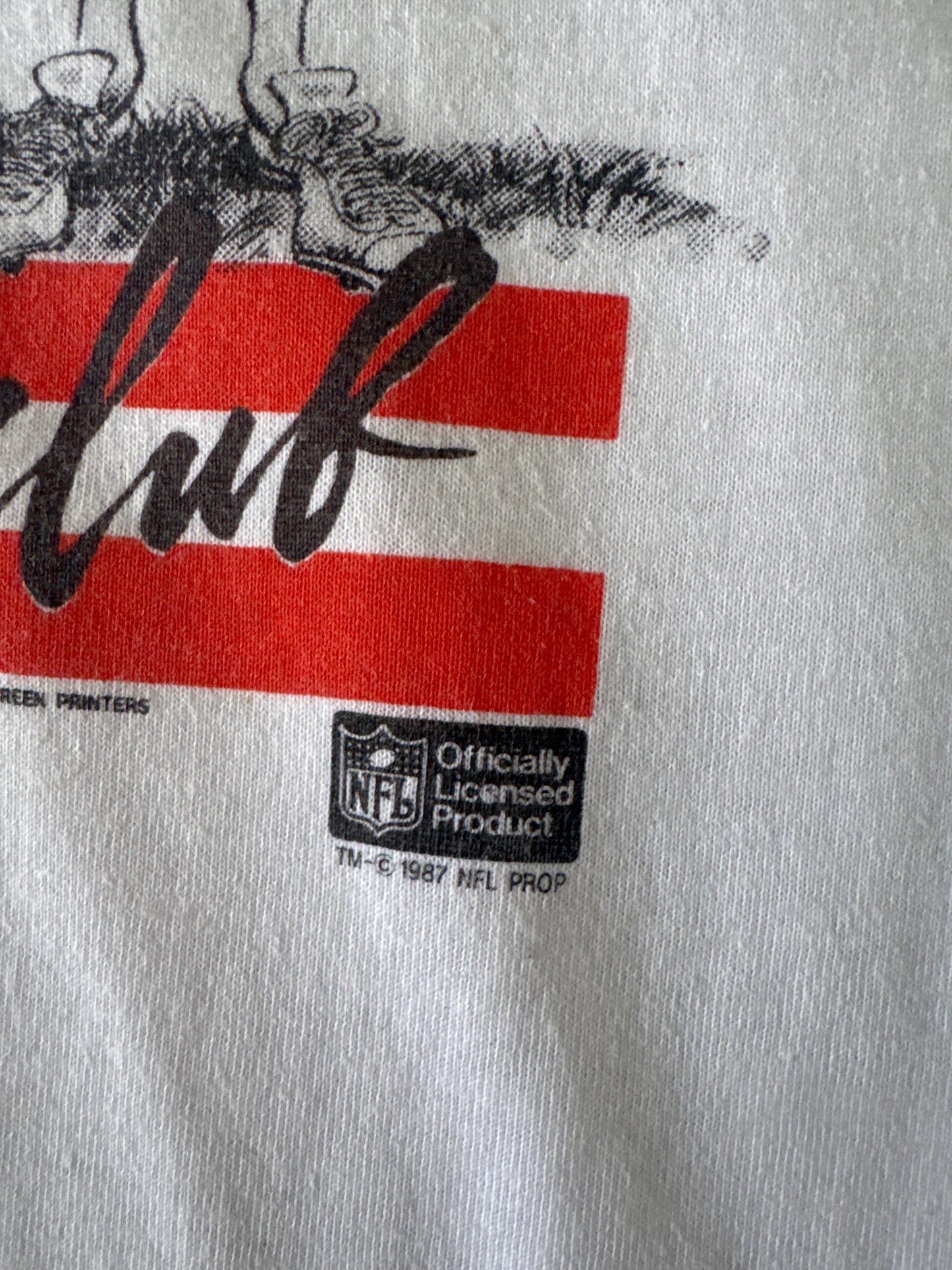Vintage 1987 Salem Sportswear Cleveland Browns Touchdown Club Tee