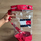 Vintage Tommy Hilfiger Clear Towel Drawstring Tote Shoulder Bag Backpack