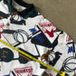 Vintage NBA Monogram Logo Boxy Fit Logo Polo Shirt