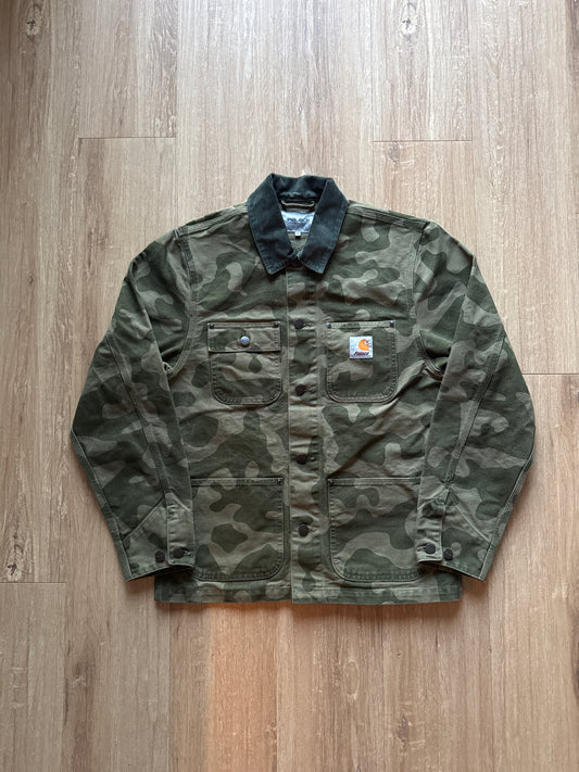 Palace Carhartt Work In Progress Michigan Dollar Green Camo Coat