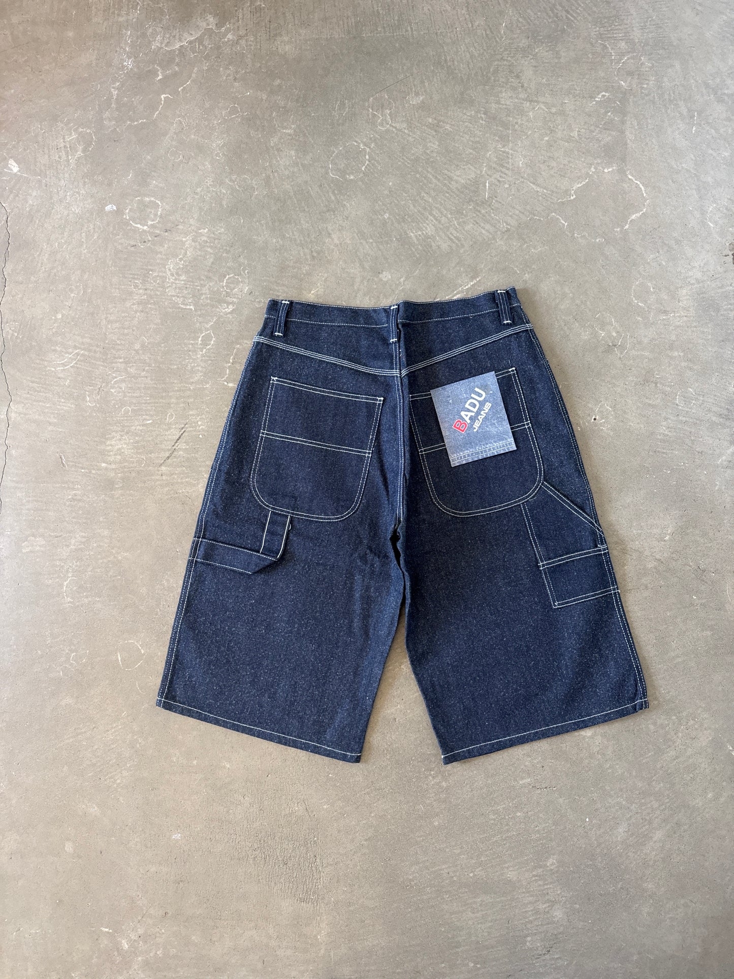 Vintage Y2K Badu Jeans Baggy Usher Rap Shorts