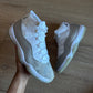 Jordan Retro 11 Women’s White Metallic Silver Vast Grey