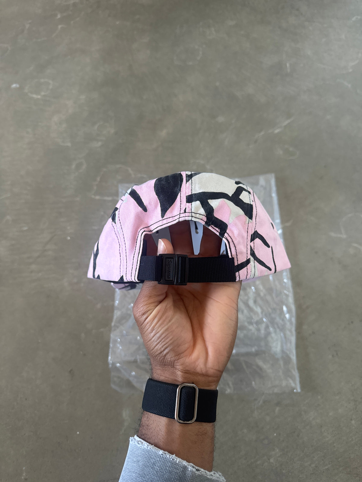 Supreme 5-Panel Predator Pink Camo Camp Cap Hat (FW26)