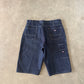 Vintage Dickies Baggy Dark Denim Jean Shorts