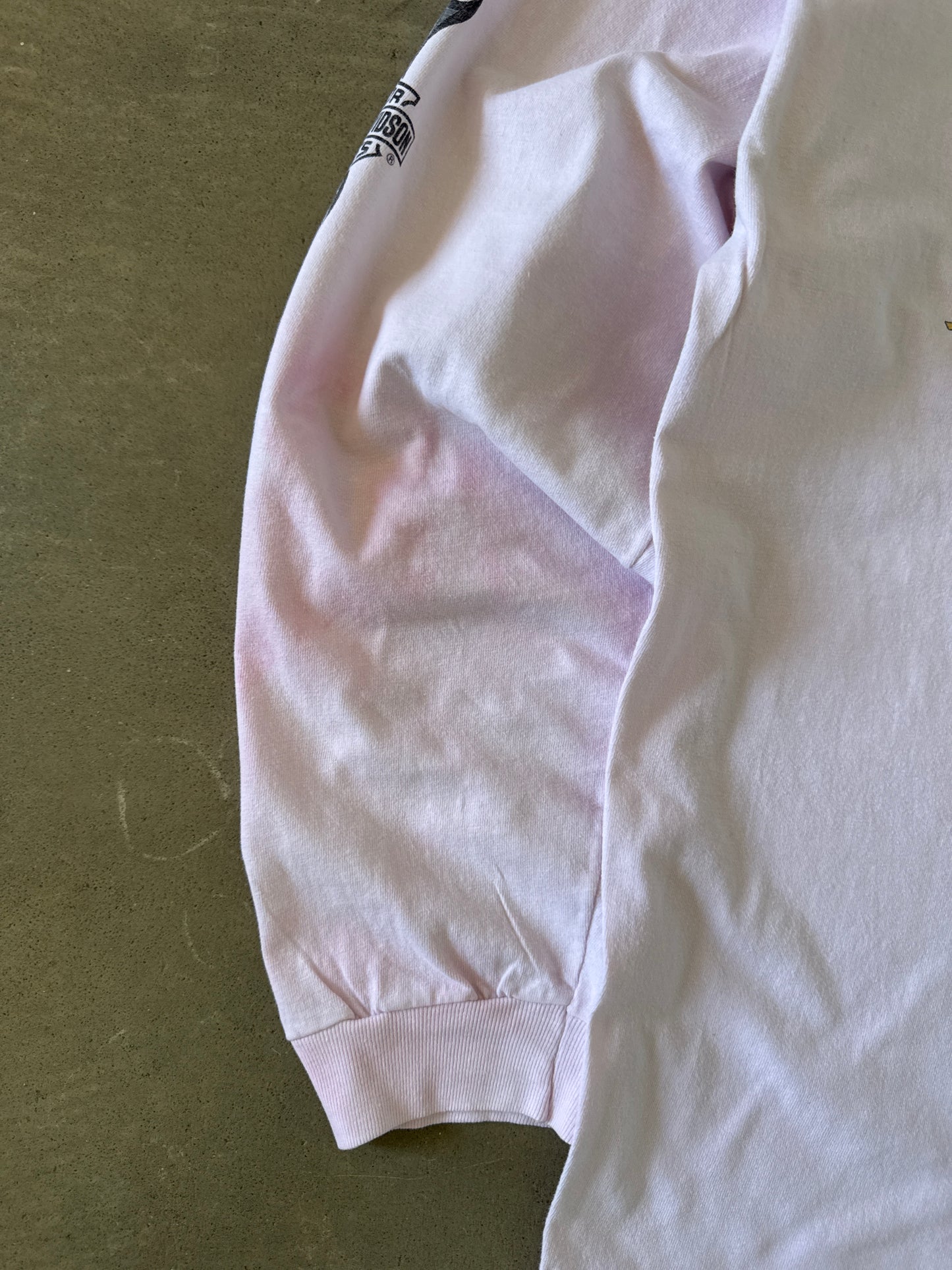 Vintage 1999 Harley Davidson Rock Hill South Carolina Pink Longsleeve