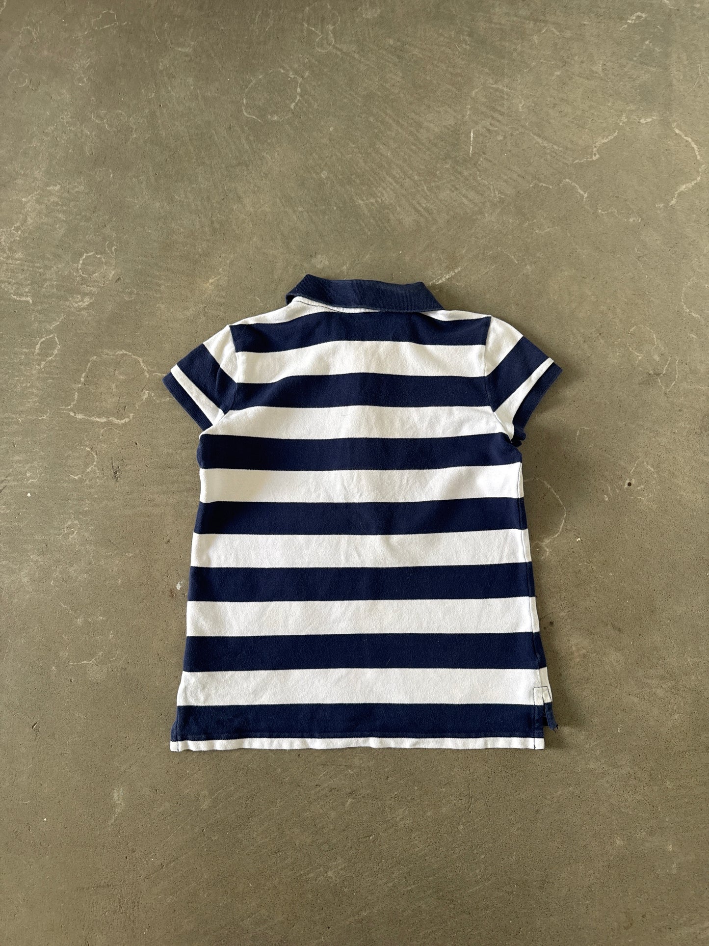 Polo Ralph Lauren Girls Banner Stripe Rugby Shirt