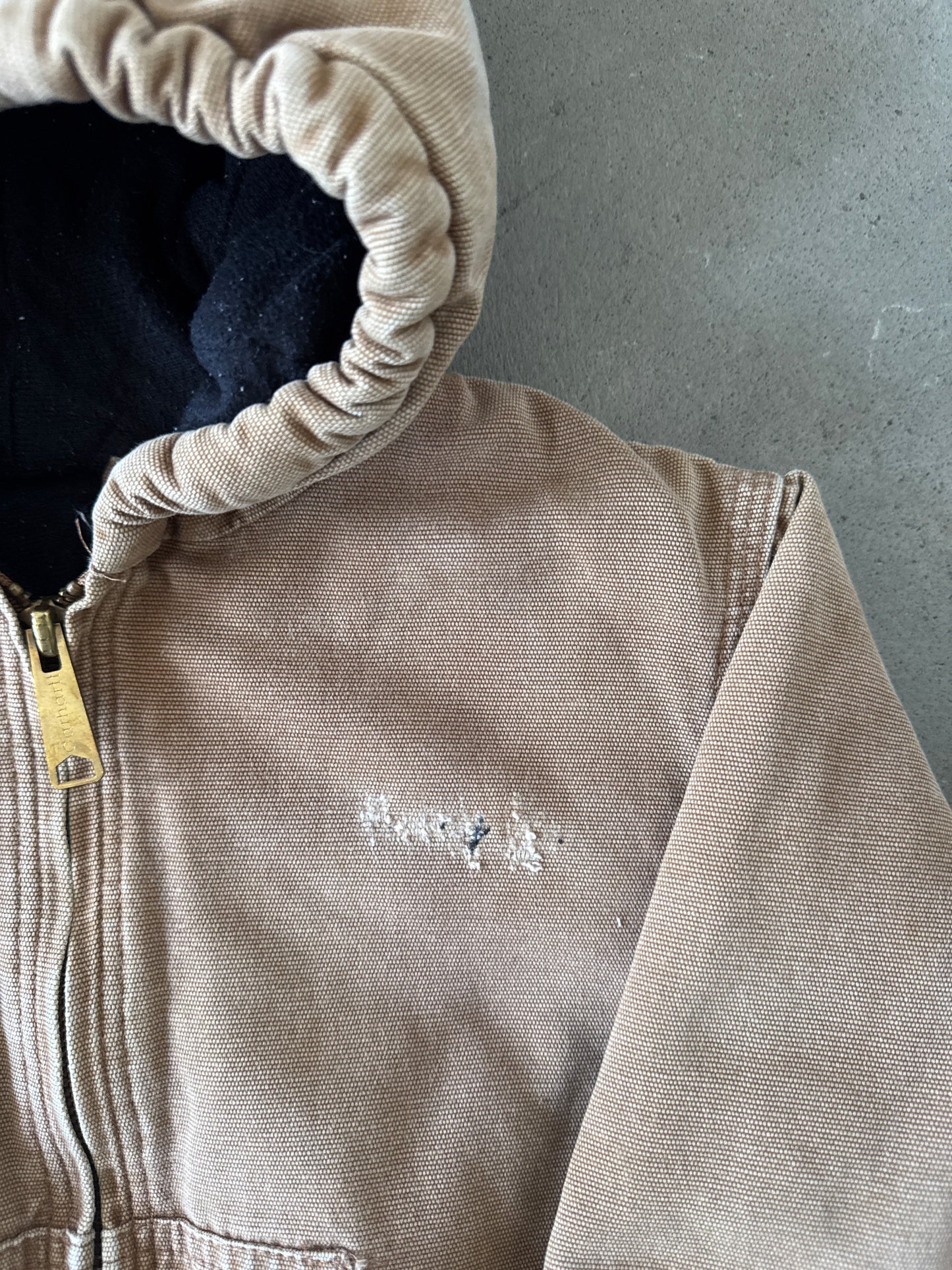 Vintage Carhartt Toddler Active Hooded Zip Up Work Jacket