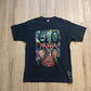 Vintage 90s Maná Latin Rock Band Graphic Black Tee