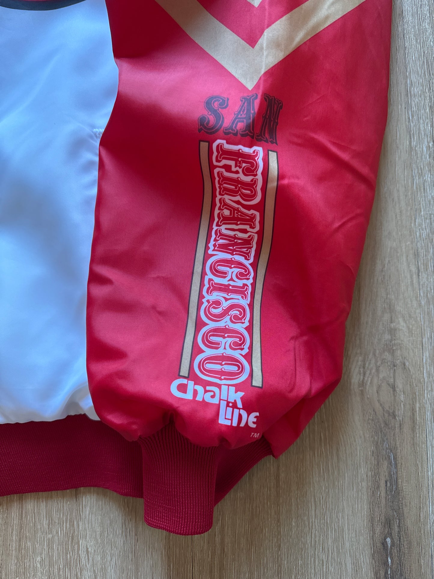 Vintage 90s Chalk Line Winning Ways San Francisco 49ers NFL Bomber Jacket