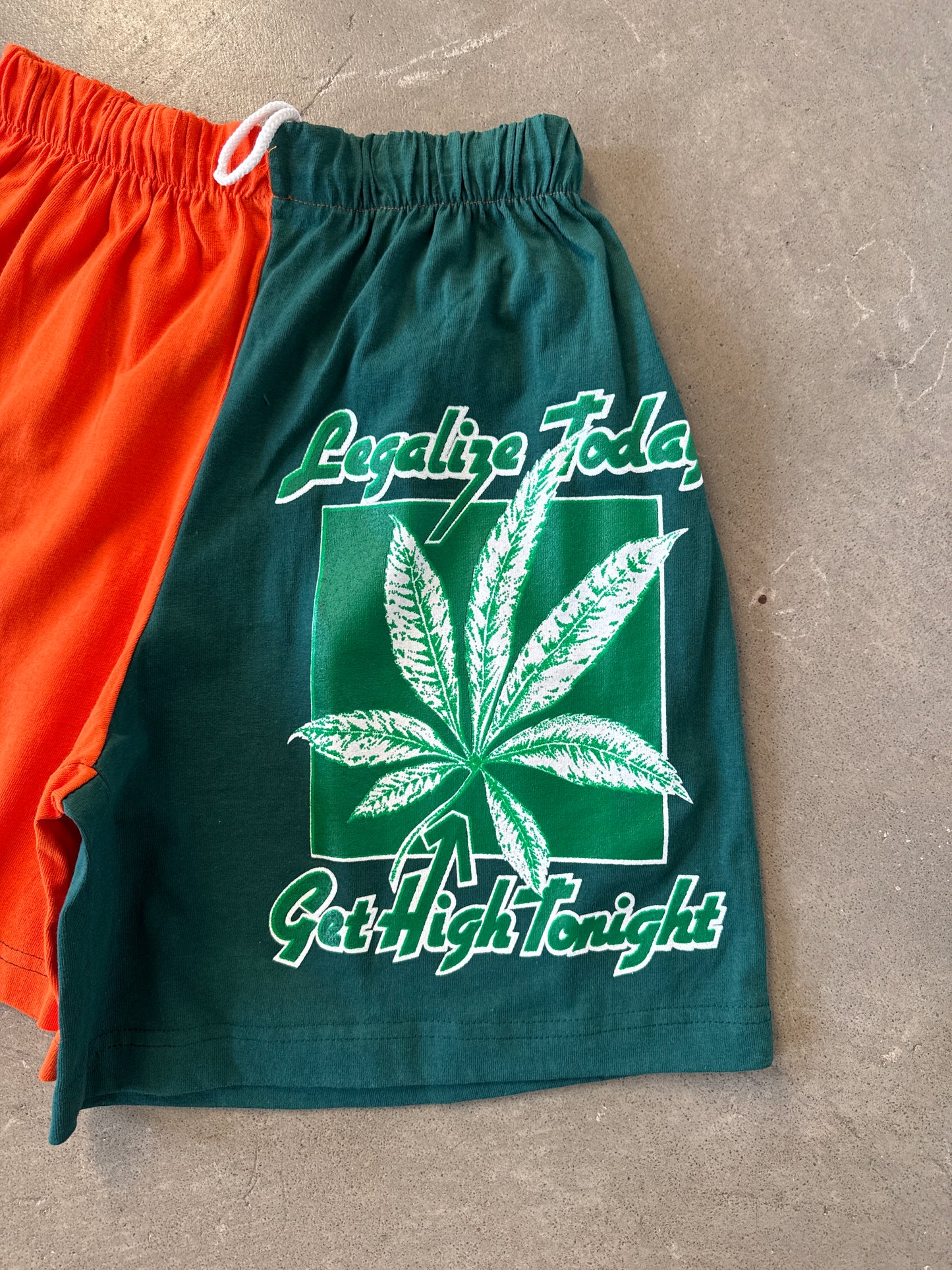 Vintage 90s Legalize Weed Shorts