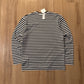 Comme Des Garçon Play Black Strip Long Sleeve Tee