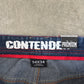 Y2K Contender Slim Straight Dark Washed Denim Jeans