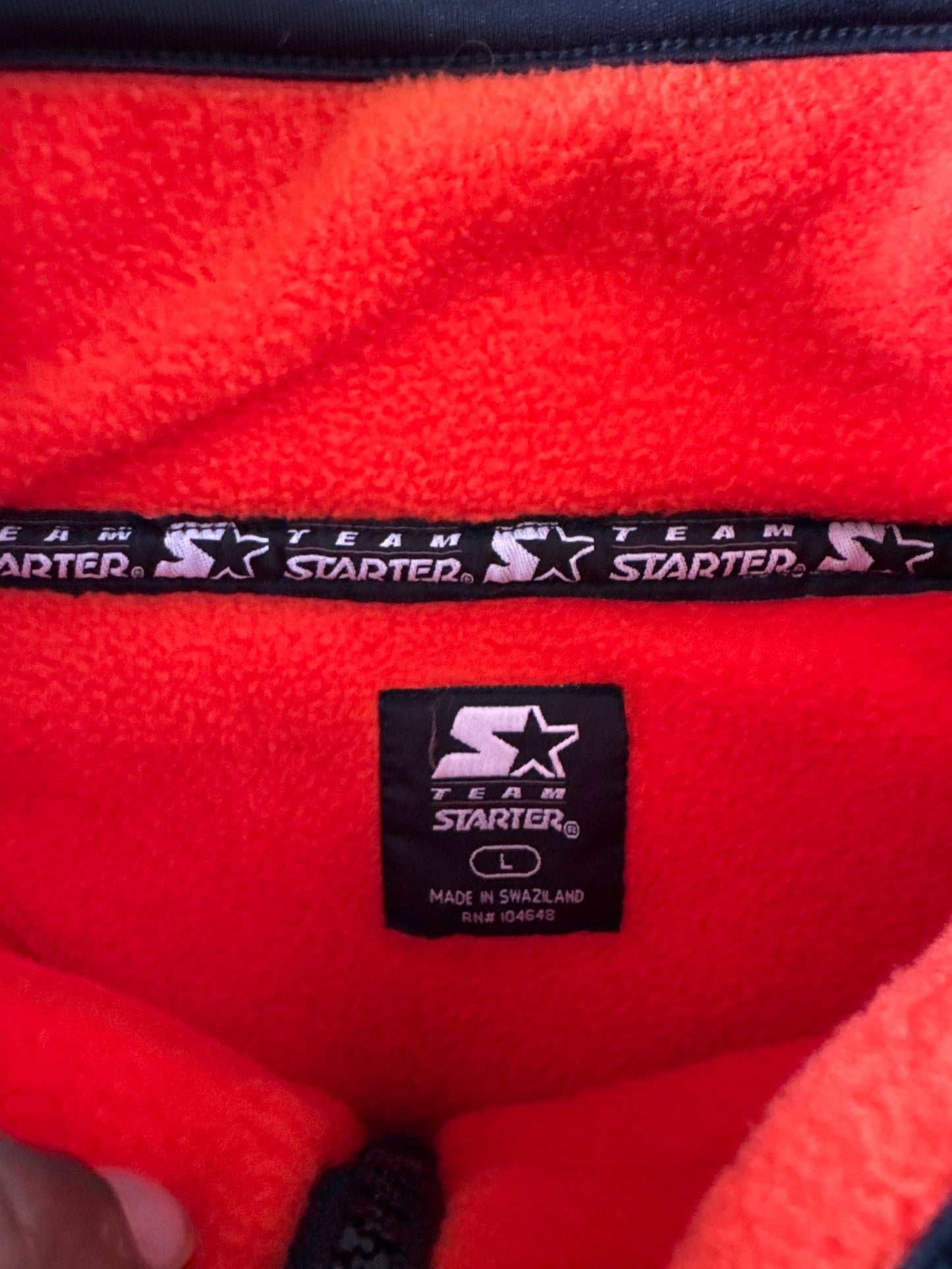 Vintage Starter Clemson University Tigers Fleece Quarter Zip Pullover