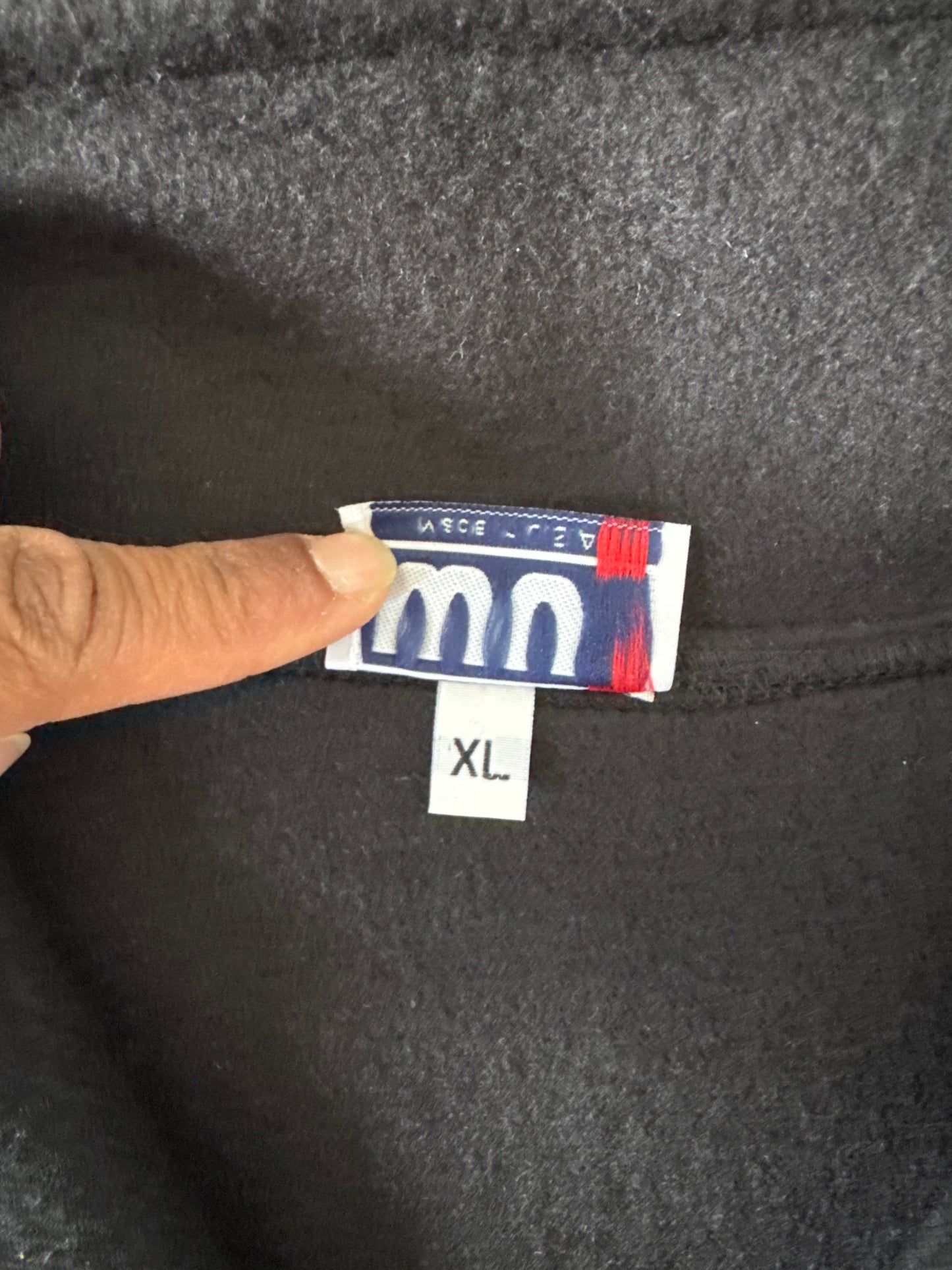 Vintage Wu Wear Fleece Embroidered Logo Quarter Zip Pullover