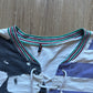 Vintage 90s Patchwork Graphic Adventure Bound Lace Up Long Sleeve Tee