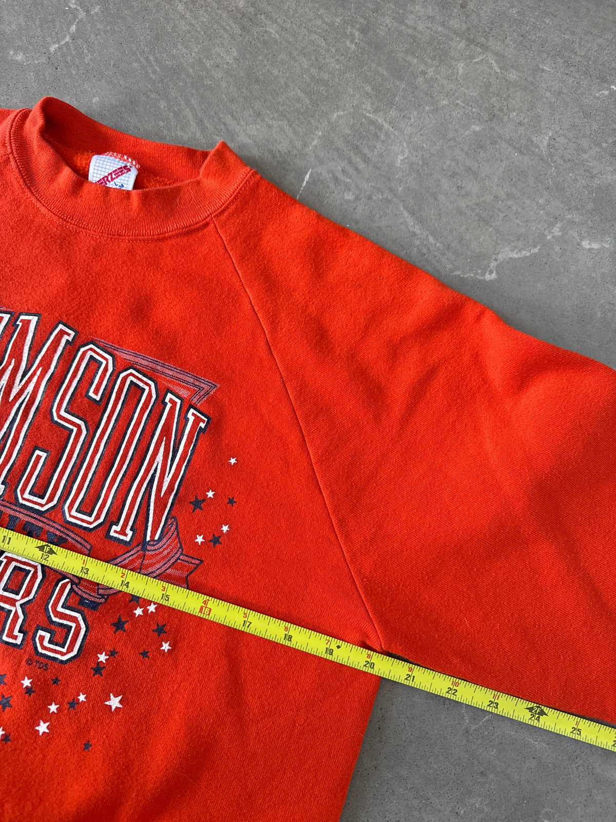 Vintage 90s Clemson University Tigers Sweatshirt