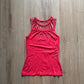 Y2K Women’s Bebe Bedazzled Pink Tank Top Logo Tee