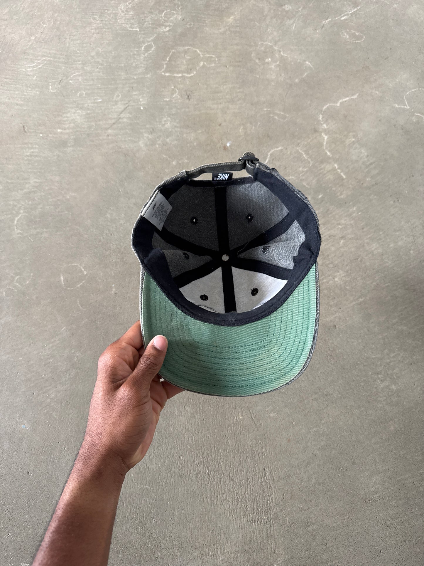 Vintage 90s Nike Faded 3D Swoosh Strapback Hat