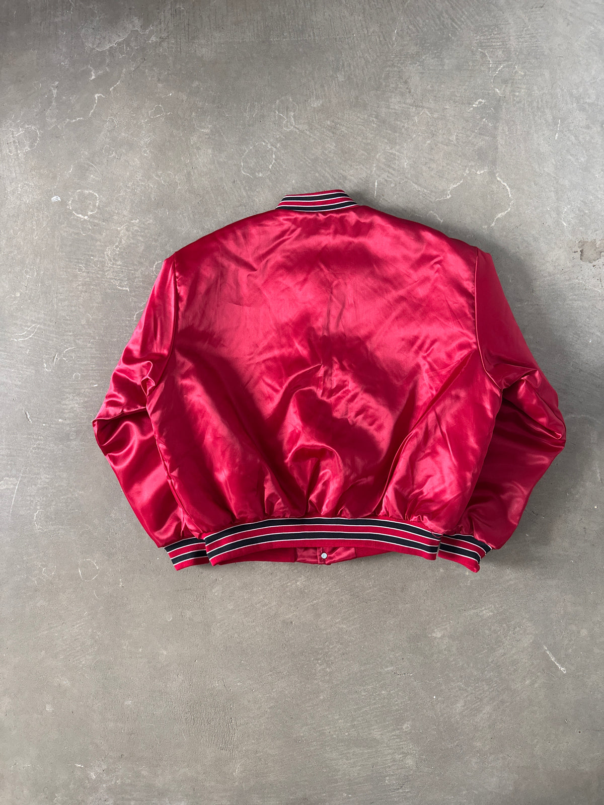 Vintage 90s University Of South Carolina Gamecocks Signed By Marcus Lattimore Satin Bomber Jacket