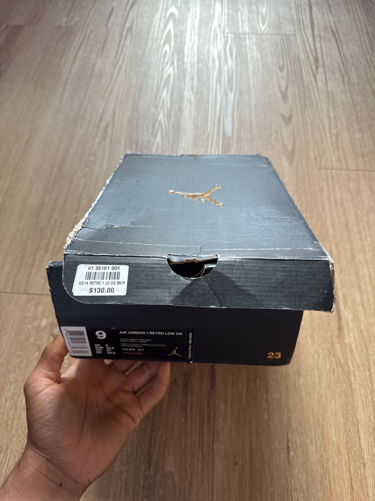 Air Jordan Retro 1 Low Bred 2015