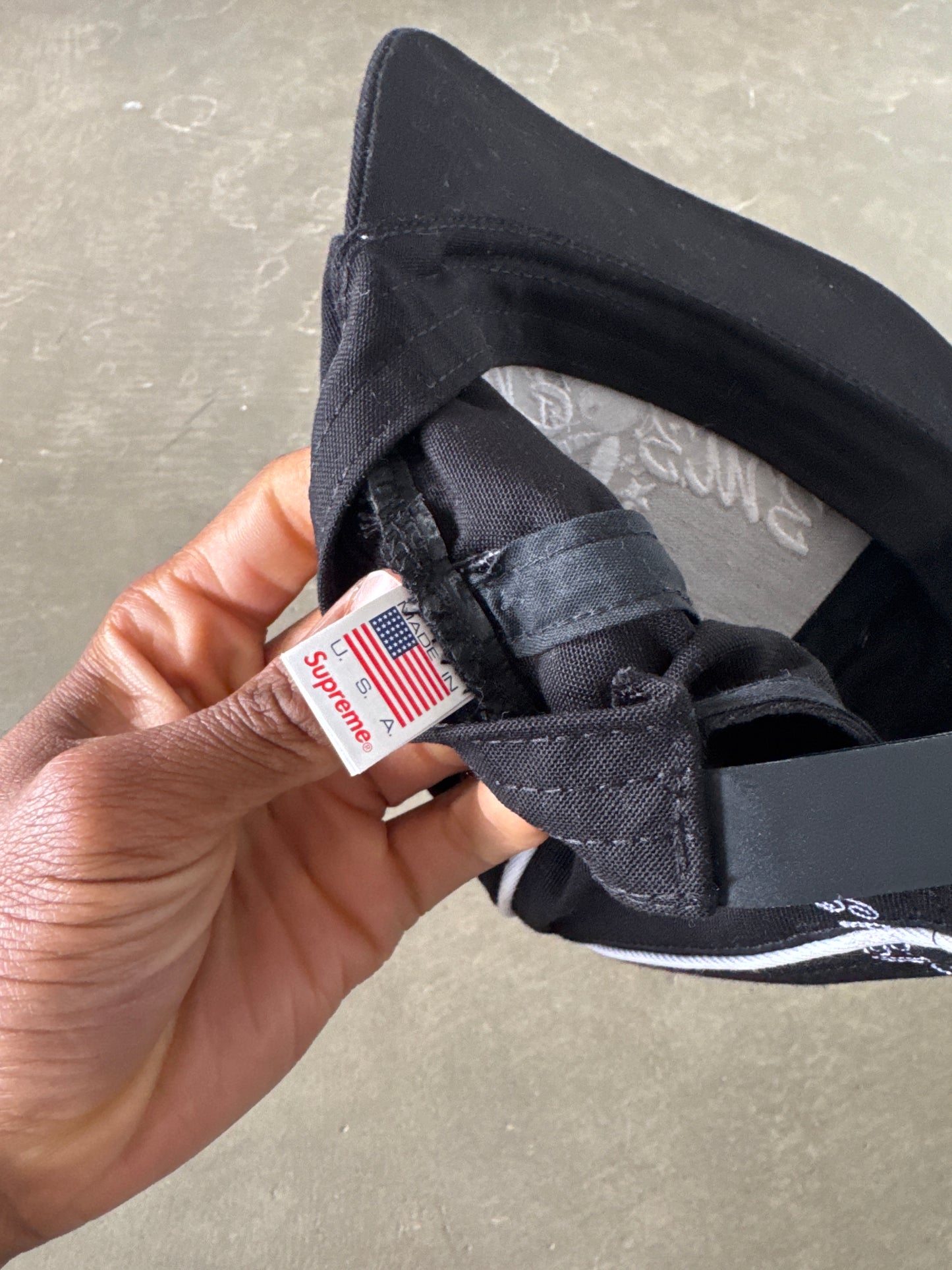 Supreme Playboy 5-Panel Black Snapback Hat (SS21)