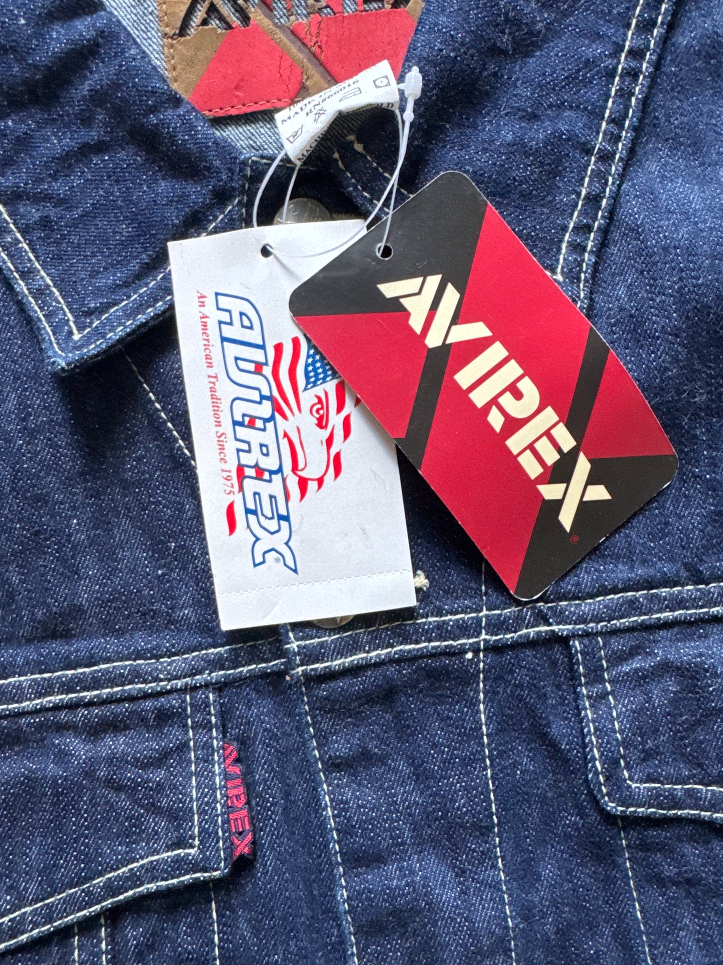 Vintage Avirex USA Denim Jean Jacket