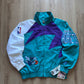 Vintage 90s Logo Athletic Charlotte Hornets Sharktooth Windbreaker Jacket