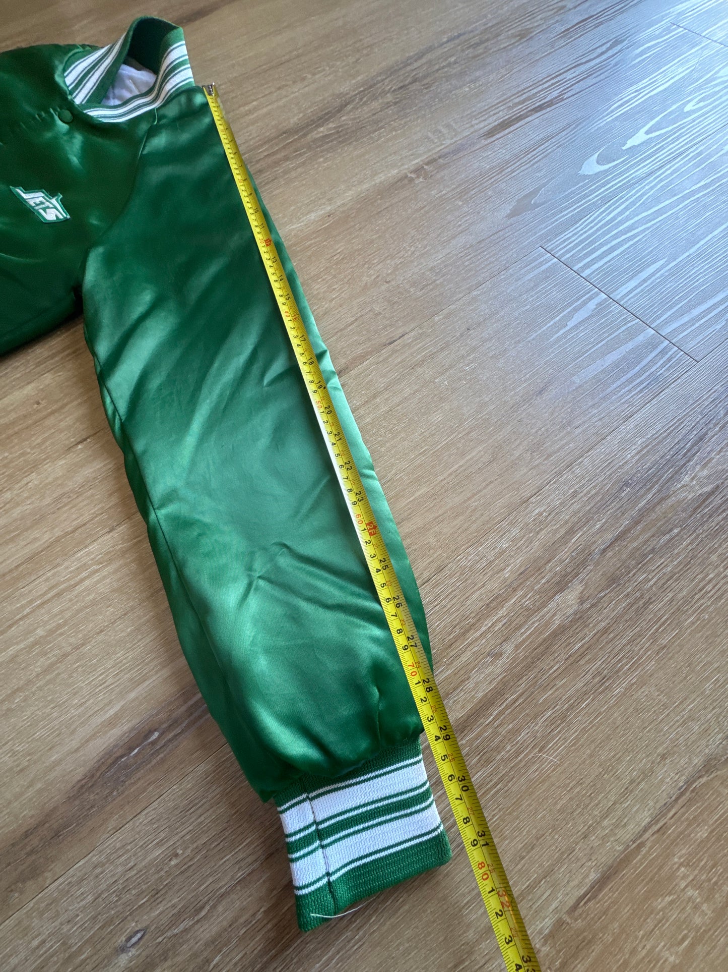 Vintage 80s New York Jets Satin Jacket